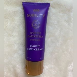 NWT Nobility Luxury Hand Cream- Baron Baronesa Champagne